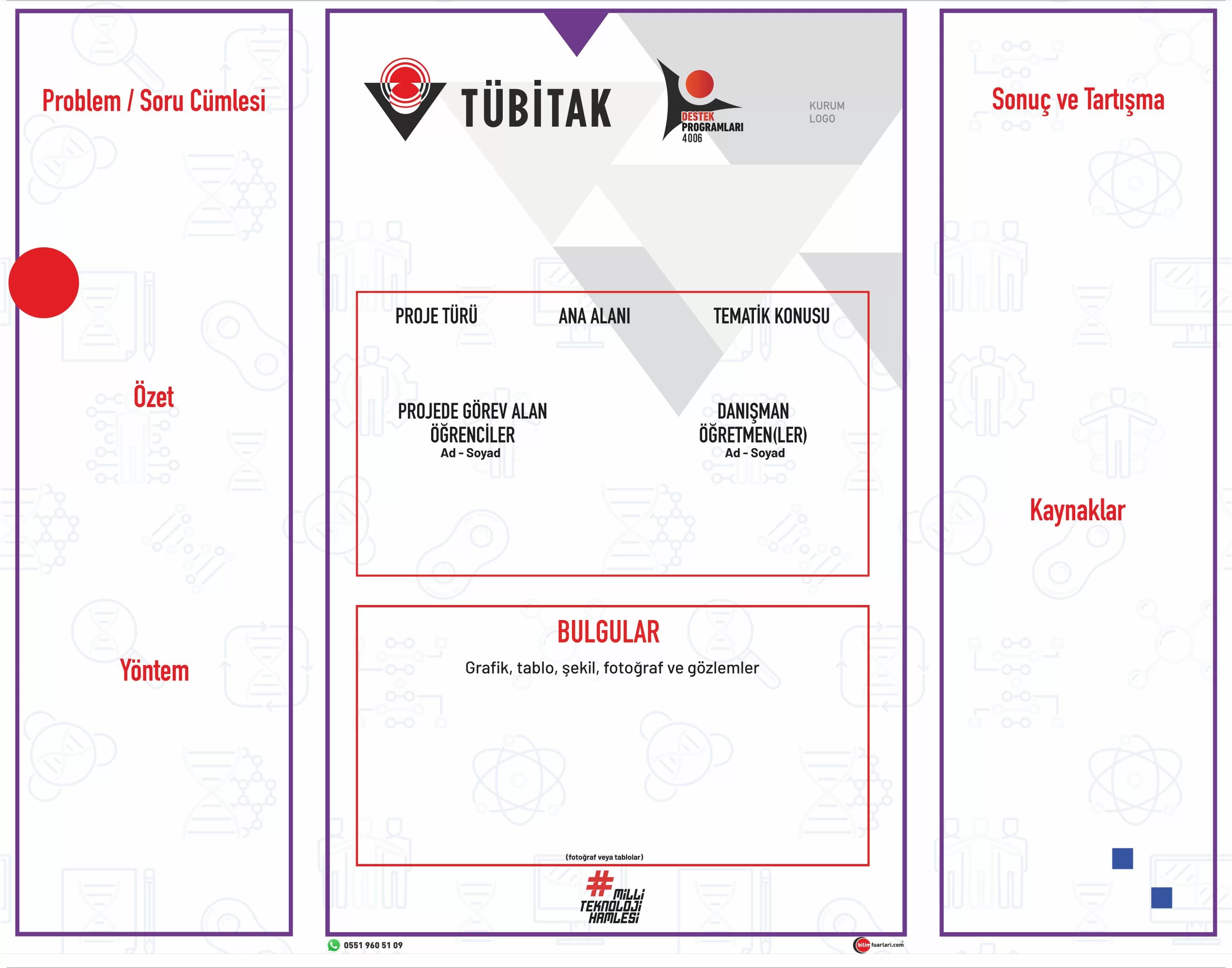 Proje Sunum Posteri Kağıt Baskı